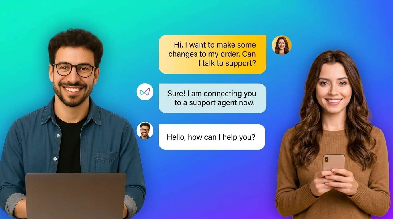 Handoff to human agent